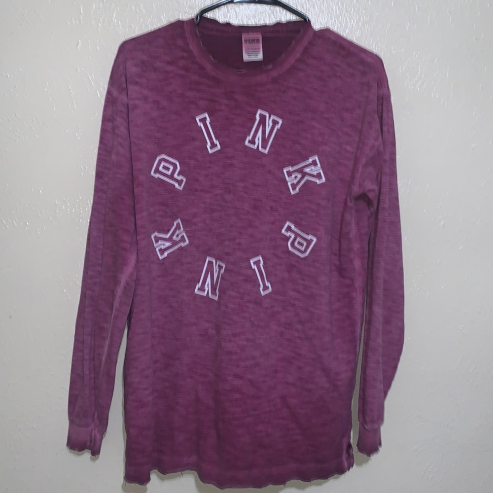 Women’s XS PINK VICTORIA SECRET long sleeve tee